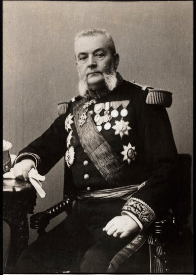 Porträt von Armand Besnard (1833-1903), französischer Admiral von French Photographer